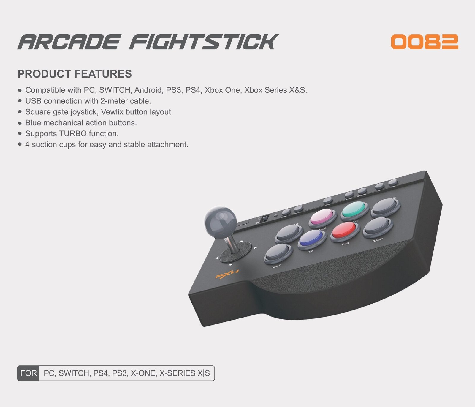 PXN-0082 Arcade Stick