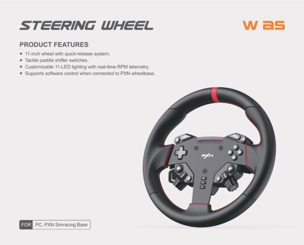 PXN SIMRACING STEERING WHEEL BASE W as