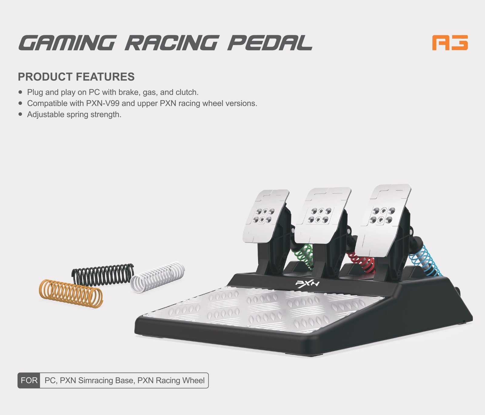 PXN GAMING RACING PADDLE A3