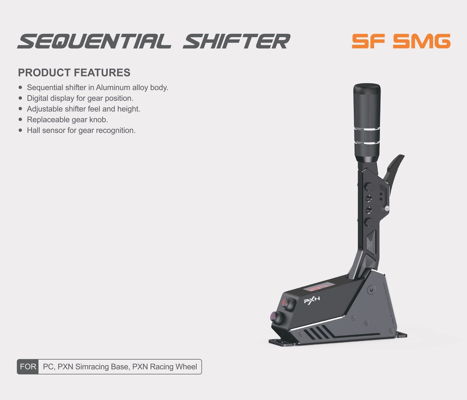 PXN SEQUENTIAL SHIFTER SF SMG FORMULA CAR