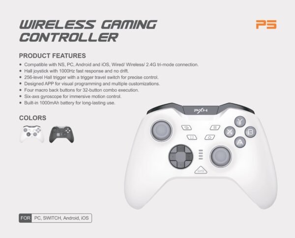 PXN P5 WIRELESS GAMING CONTROLLER