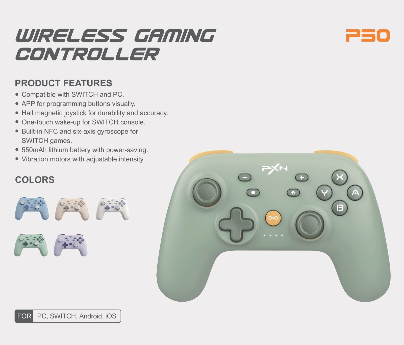 PXN P50 Wireless Gaming Controller