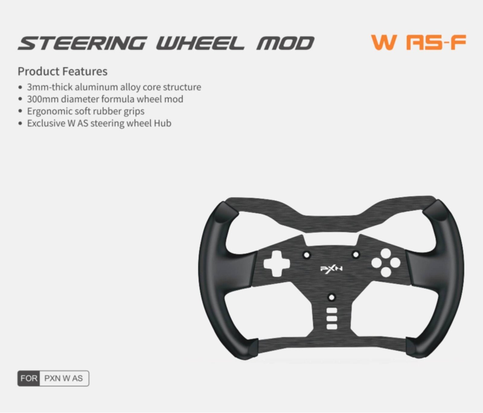 PXN Steering wheel Mod W AS-F